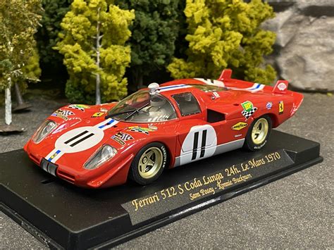 Scale Analogue Fly Slotcar Ferrari S Coda Lunga H Le Mans