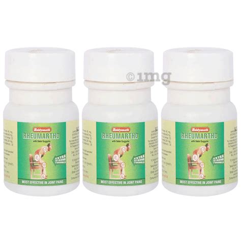 Baidyanath Jhansi Rheumartho With Salai Guggulu Tablet 25 Each Buy