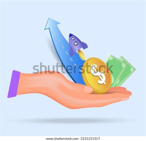 Road Arrow Concept Moving Forward 3d Stock Vector (Royalty Free ...