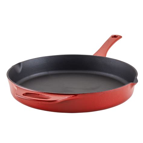 Rachael Ray Nitro Cast Iron Frying Pan Skillet Induction Suitable And Reviews Wayfair