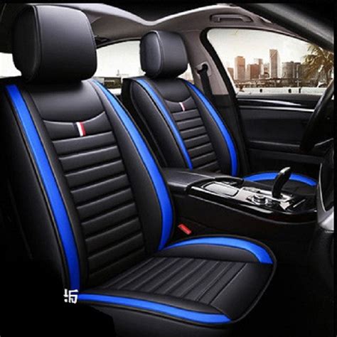 Buy RideoFrenzy Luxury Nappa Leather Car Seat Covers GRIFH Black And