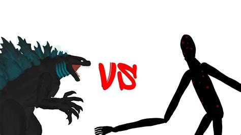 Godzilla Vs The Giant With Red Dot Dc2 Animation Monsterverse Vs