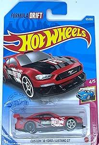 Hot Wheels Custom Ford Mustang Gt Rojo Hw Drift Amazon