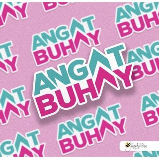 Angat Buhay Lahat Ngo Foundation Vinyl Stickers Leni Robredo Kiko