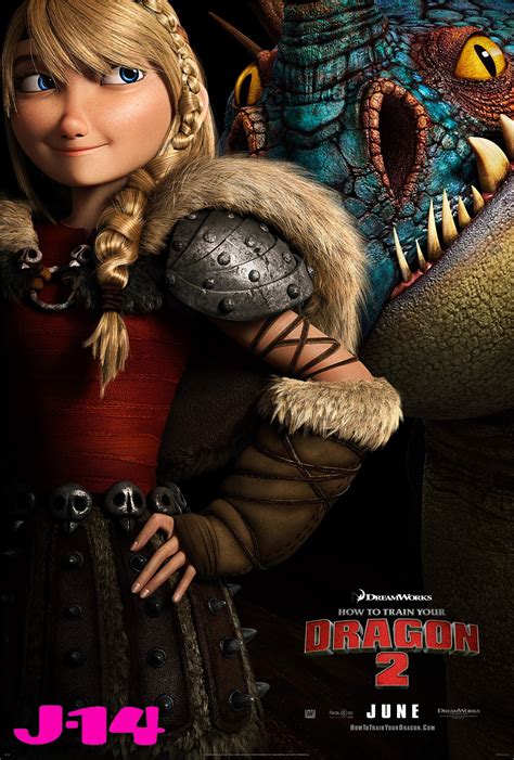 Exclusive How To Train Your Dragon 2 Character Poster J 14 J 14