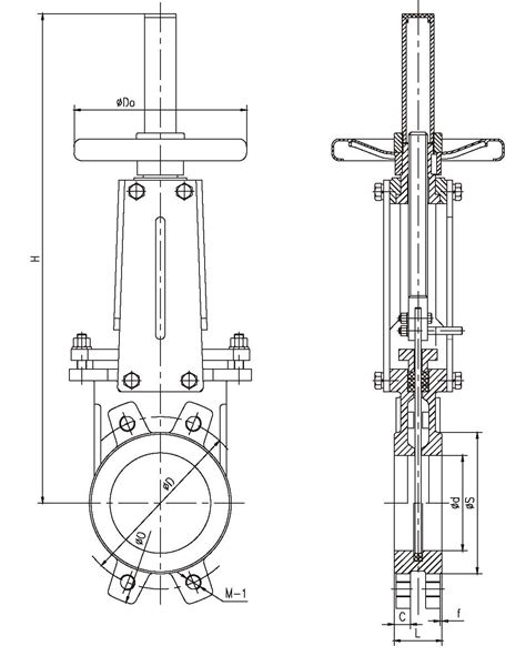 Stainless Steel Bi Directional Resilient Seated Knife Gate Valve