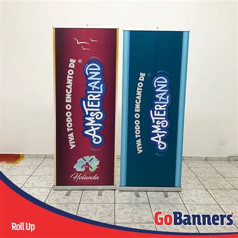 Banner Roll Up Com Qualidade E Entrega Rápida é Na Gobanners