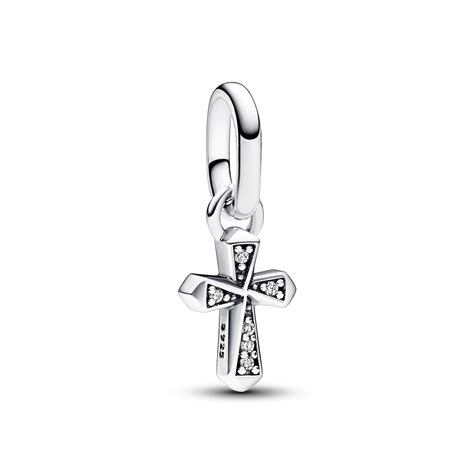 Pandora Me Sparkling Cross Mini Dangle Charm Pancharmbracelets