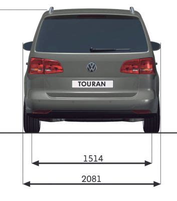 Vw Touran Abmessungen Technische Daten L Nge Breite H He