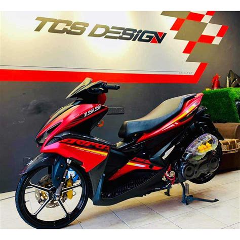 AEROX THAILAND 2019 DECALS FOR RED AEROX V1 ONLY ZENITRO GRAPHICS