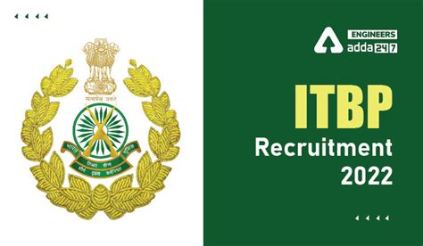 Itbp Recruitment 2022 Apply Online For 37 Engineering Vacancies