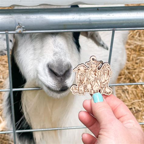 Cottons Freedom Farm Keychain Kendras Got Wood