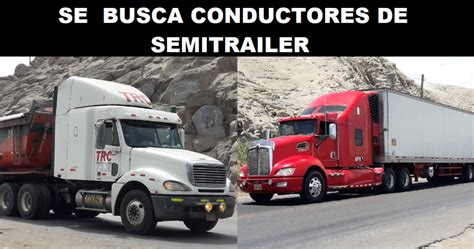 Se Busca Conductores De Semitrailer