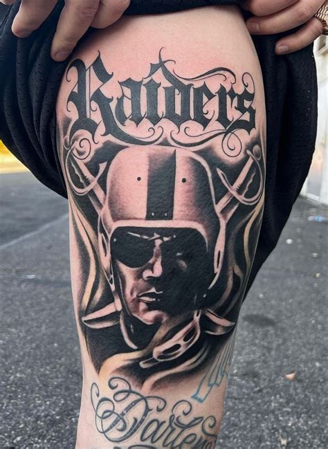 Oakland Raiders Tattoos For Men Football Ink Design Ideas Artofit