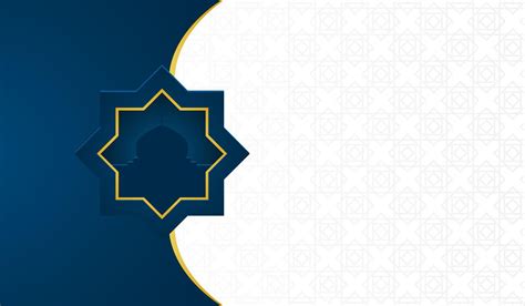 an islamic background with a blue and yellow design on it's center, in the middle