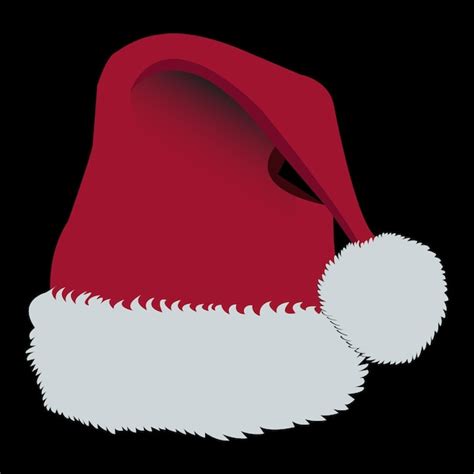 Sombrero De Papá Noel Vector Premium