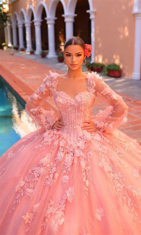 Corset Ball Gown Quinceañera Dress 59290 By Amarrablush 00 Long