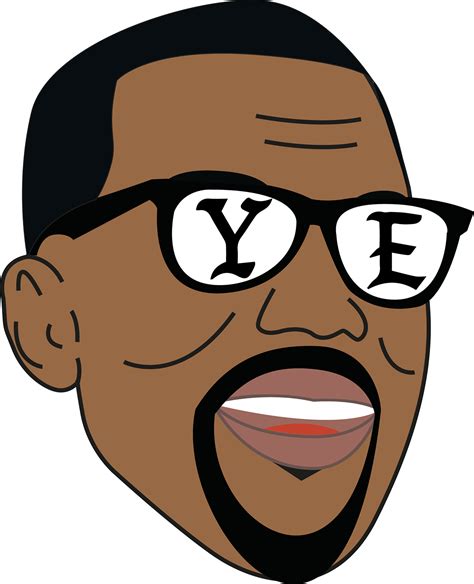 Download Kanye West Eazy E Transparent Kanye West Face Png