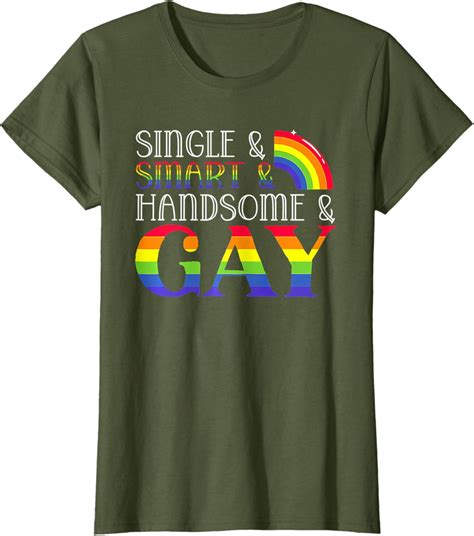 Single Smart Handsome Gay Rainbow Pride Month Lgbtq T Shirt