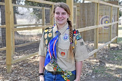 Evans On Target To Become Troop 28’s First Female Eagle Scout Aurora News Register