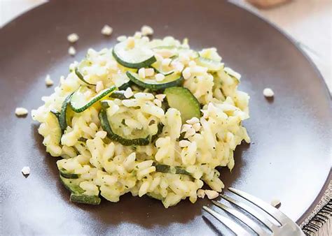 Risotto De Verduras Con Calabac N Y Puerro Pequerecetas