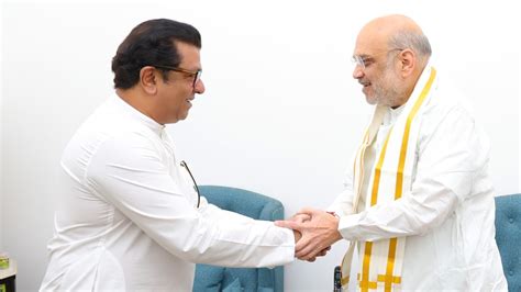 Raj Thackeray to take on cousin's Sena faction? MNS chief meets Amit ...