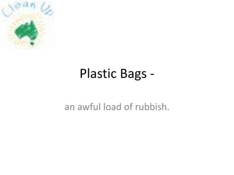 Ppt Plastic Bags Powerpoint Presentation Free Download Id5316661