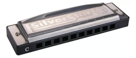 Gaita De Boca Harm Nica Hohner Silver Star C Estojo E Mercadolivre