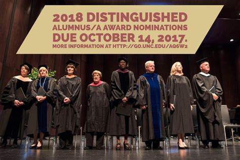 Now Accepting Nominations For 2018 Distinguished Alumnus A Awards