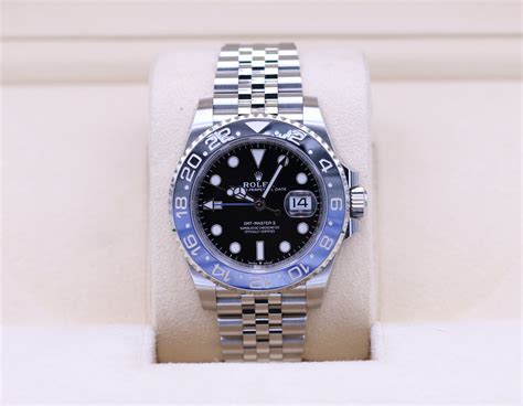 Rolex Gmt Master Ii Batman Blnr Jubilee Stainless Box