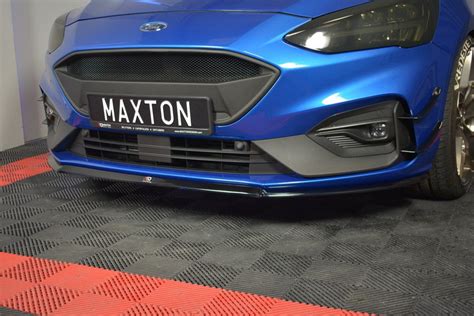 Maxton Design Front Splitter V 3 Ford Focus St St Line Mk4 Royal Body Kits