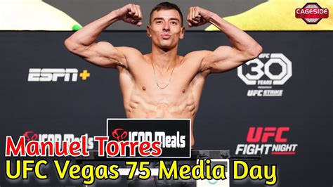 Manuel Torres Media Day Ufc Vegas 75 Youtube