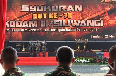 Hadiri HUT Ke 78 Kodam III Siliwangi Tokoh Pariwisata Apresiasi