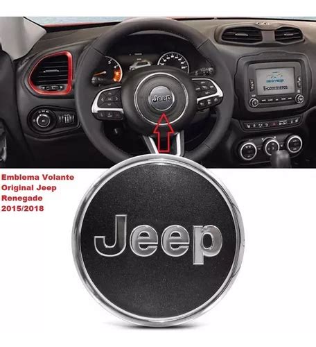 Emblema Tampa Volante Jeep Renegade 2015 2016 2017 Original