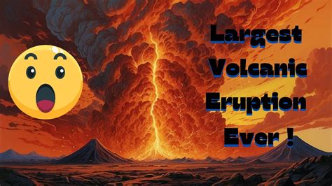 The Largest Volcanic Eruption Ever Youtube