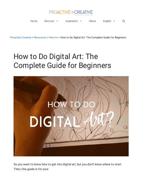 How To Do Digital Art - The Complete Guide & Easy Tips For Beginners ...