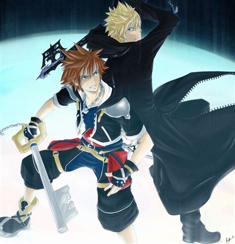 Kingdom Hearts 2 Roxas And Sora