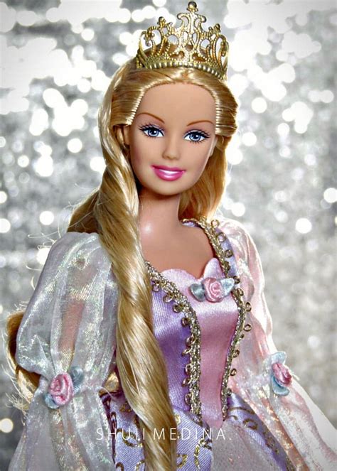 Barbie as rapunzel doll pens - seriesmeva