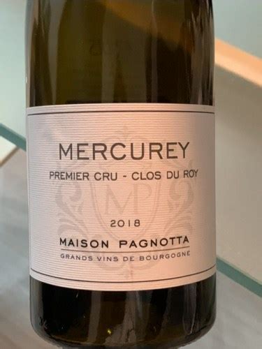 Maison Pagnotta Mercurey Premier Cru Clos Du Roy Vivino US