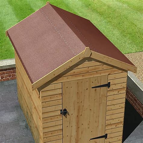 Apex Shed Heavy Duty Poly Felt Roof - Timberland Sheds Direct