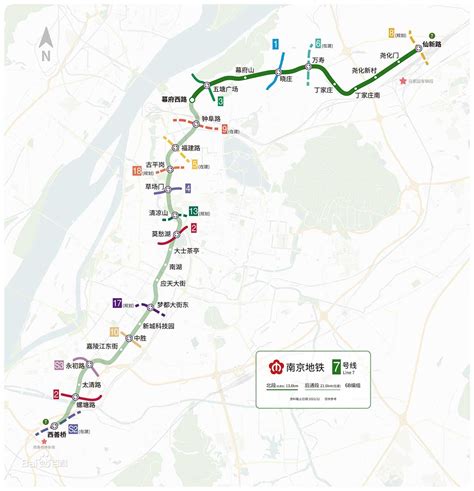 南京地铁7号线南段最新消息线路图全程站点通车时间 南京慢慢看