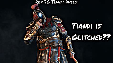 Tiandi Is Glitched Rep 70 Tiandi Duels For Honor Youtube