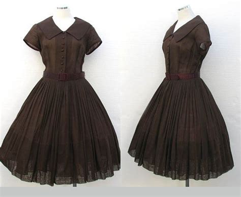 Love It Brown Party Dresses Shirtwaist Dress Shirtwaist