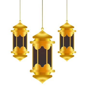 Islamic Lanterns Vector Hd Png Images Gold Islamic Lantern Design