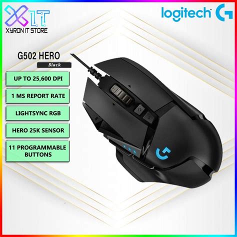 Logitech Gaming Mouse G Hero High Performance Wired Gaming Mouse