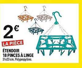 Promo Tendoir Pinces Linge Chez Centrakor Icatalogue Fr