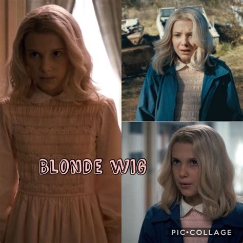 Pin By Paige Kreiter On Stranger Things Blonde Wig Blonde Wigs
