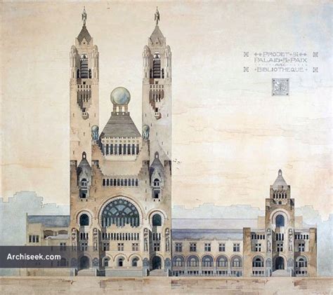 1905 Peace Palace Competition The Hague The Netherlands