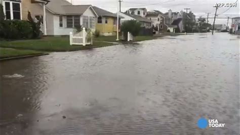 Heavy Rain Causes Flooding Up And Down East Coast