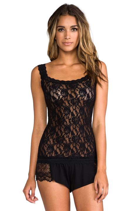 Hanky Panky Signature Lace Unlined Cami In Black Lyst